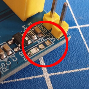 DS18B20 Module Resistor Removed