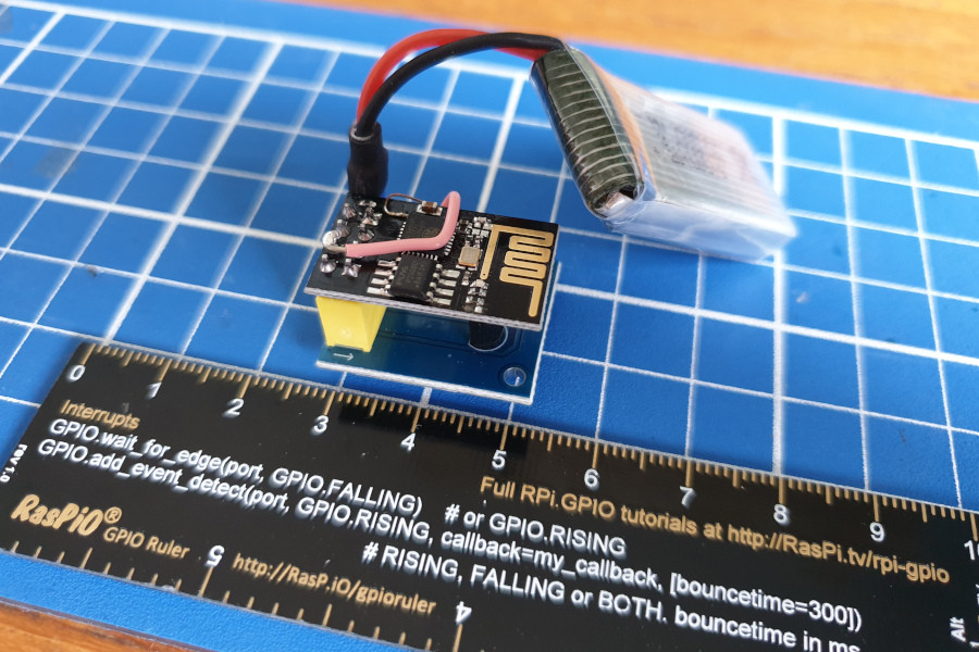 ESP-01 Temperature Sensor Prototype