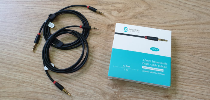 Syncwire audio cable twin pack