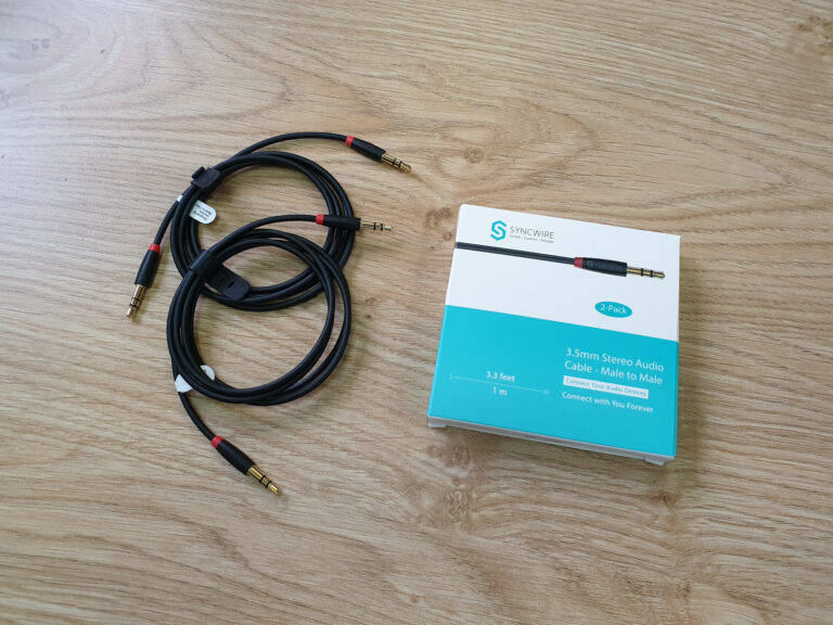 Syncwire audio cable twin pack