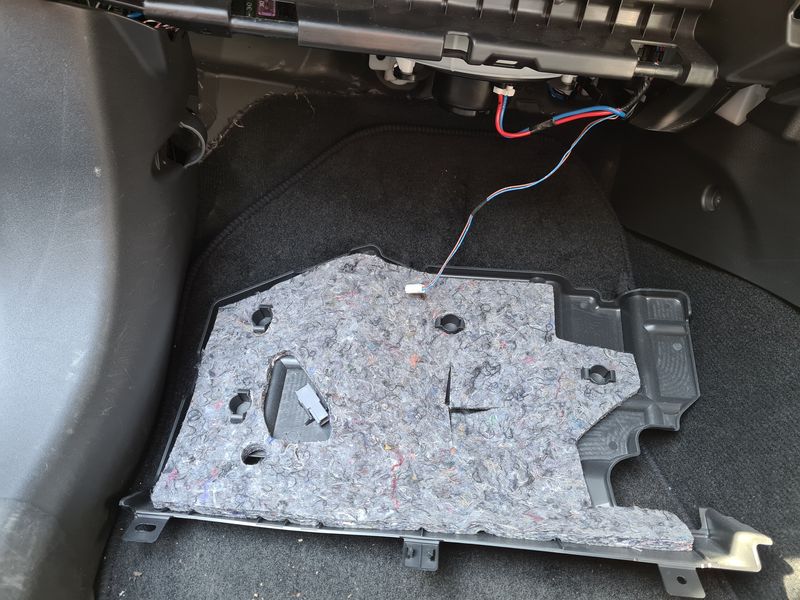 Glove box panel removal